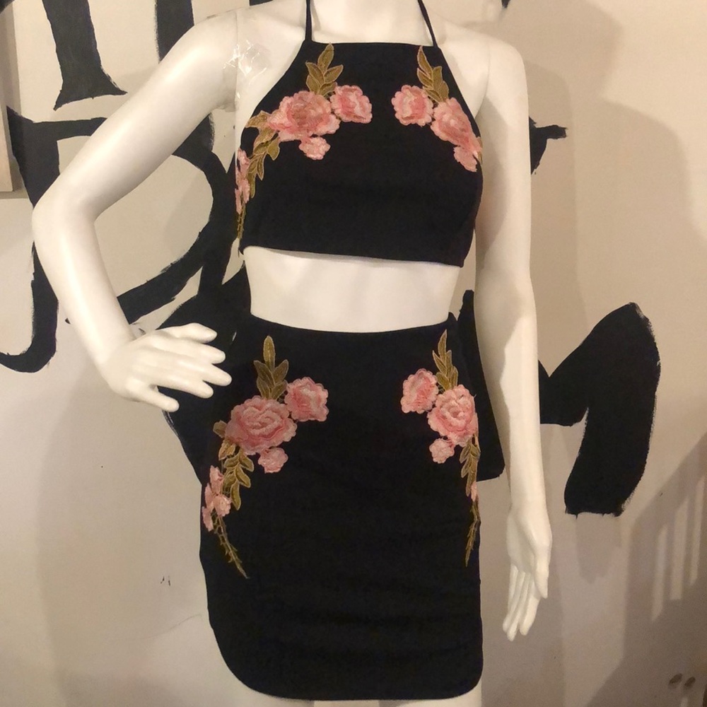 Blue Blush two piece set